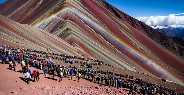 Préparez-vous pour l'altitude à la rainbow mountain